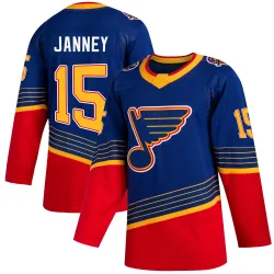 Men's Craig Janney St. Louis Blues 2019/20 Jersey - Blue Authentic