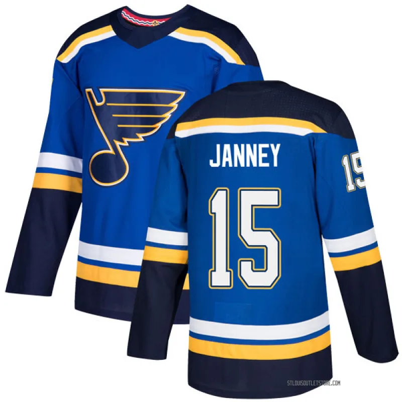 Men's Craig Janney St. Louis Blues Home Jersey - Blue Authentic