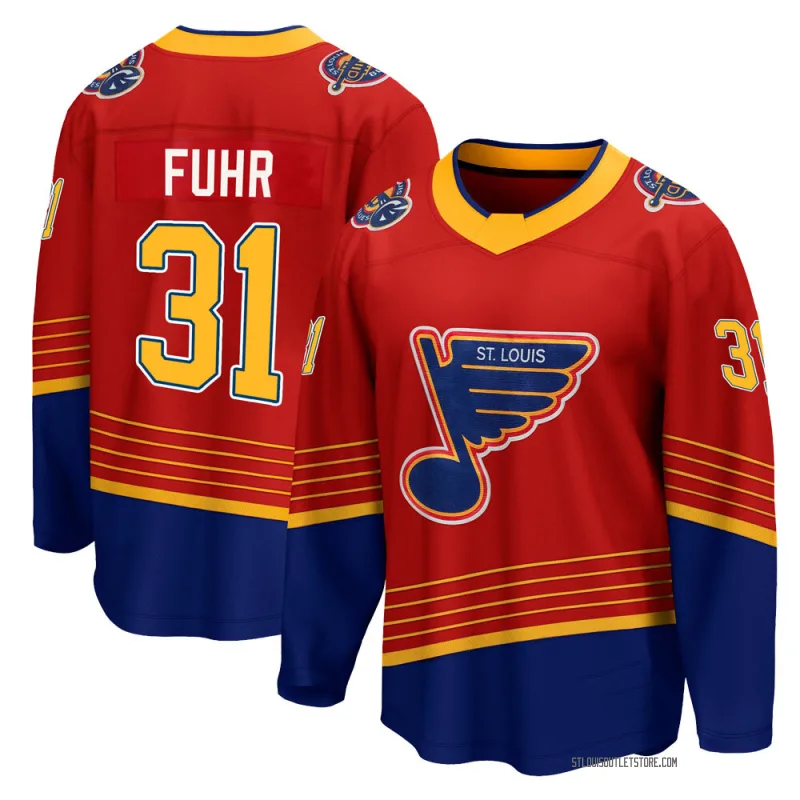 Men's Grant Fuhr St. Louis Blues 2020/21 Special Edition Jersey - Red Breakaway