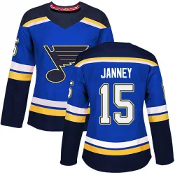 Women's Craig Janney St. Louis Blues Home Jersey - Blue Authentic