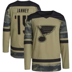 Youth Craig Janney St. Louis Blues Military Appreciation Practice Jersey - Camo Authentic