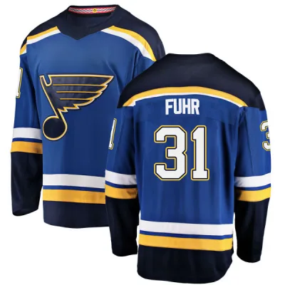 Youth Grant Fuhr St. Louis Blues Home Jersey - Blue Breakaway